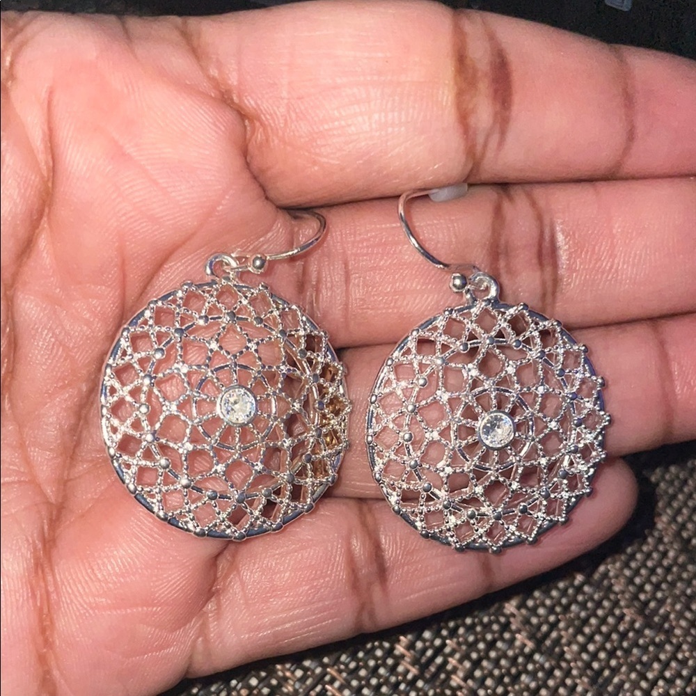 Elegant Silver Filigree Earrings